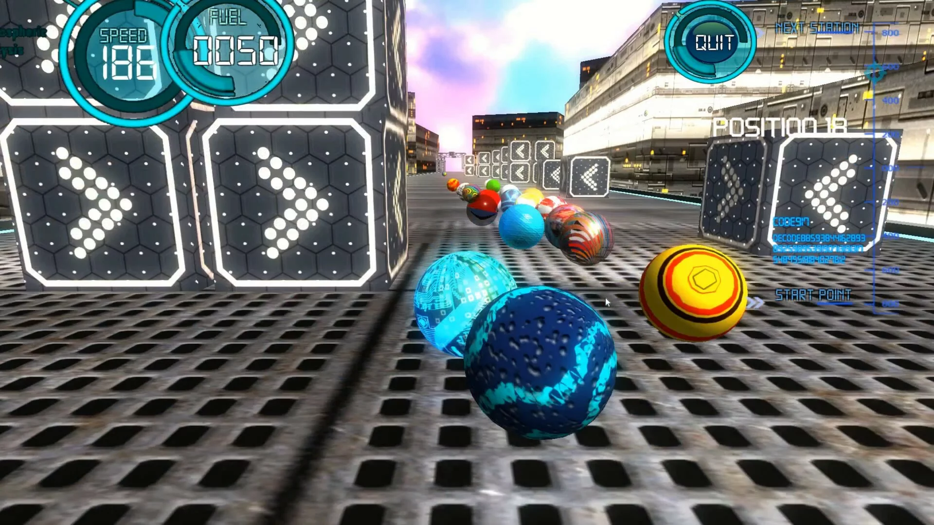 Изображение игры: Marble Ball Racing