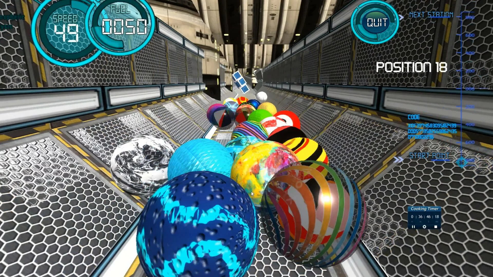Изображение игры: Marble Ball Racing