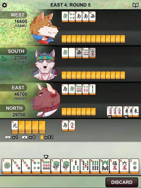 Изображение игры: Kemono Mahjong