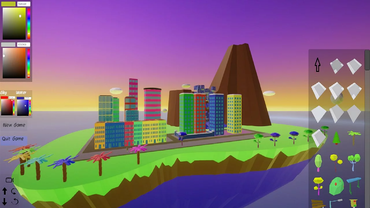 Изображение игры: My Low Poly City