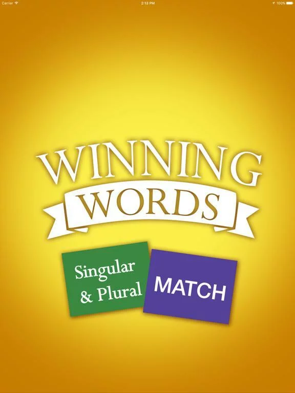Изображение игры: Singular and Plural Match