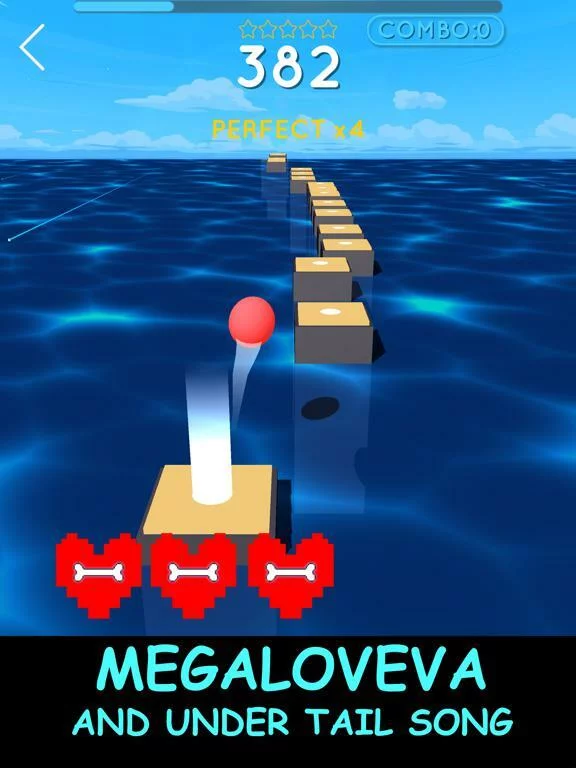 Изображение игры: Ball Jump 3D: Video Game Song