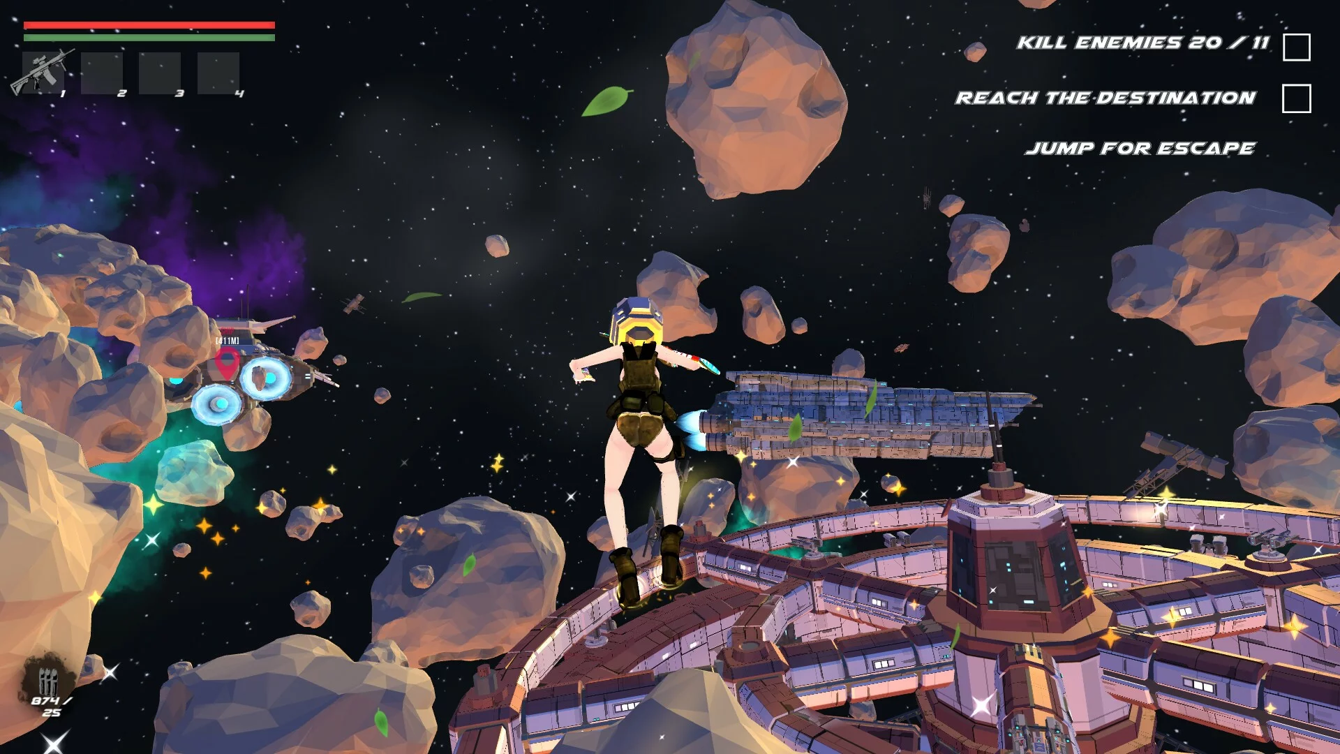 Изображение игры: Space Runner - Anime