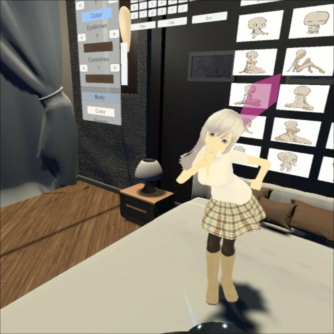 Изображение игры: DIY MY GIRL IN VR WORLD