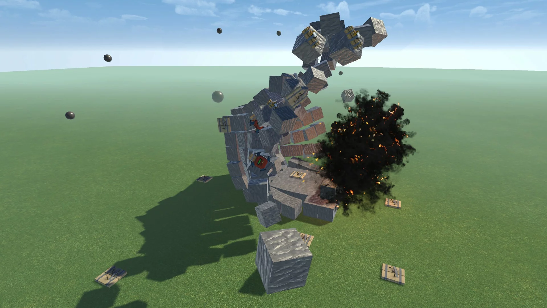 Изображение игры: Block Destruction