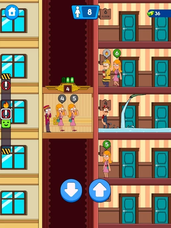 Изображение игры: Hotel Concierge: Elevator Game