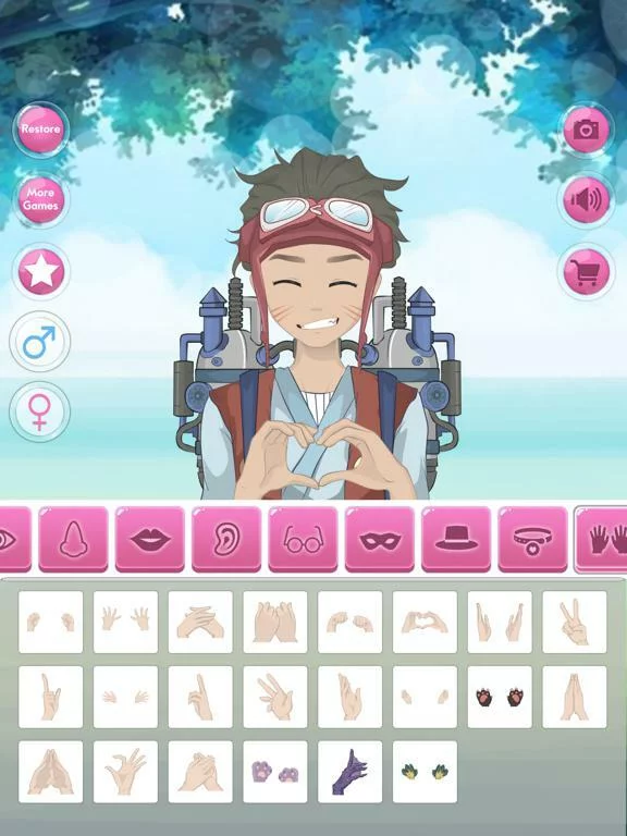 Изображение игры: Anime Avatar - Face Maker