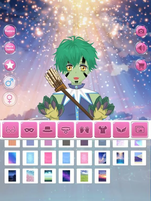 Изображение игры: Anime Avatar - Face Maker