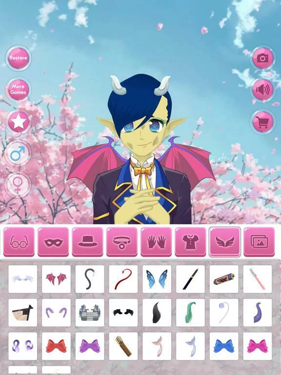 Изображение игры: Anime Avatar - Face Maker