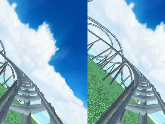 Изображение игры: VR Roller Coaster Virtual Reality