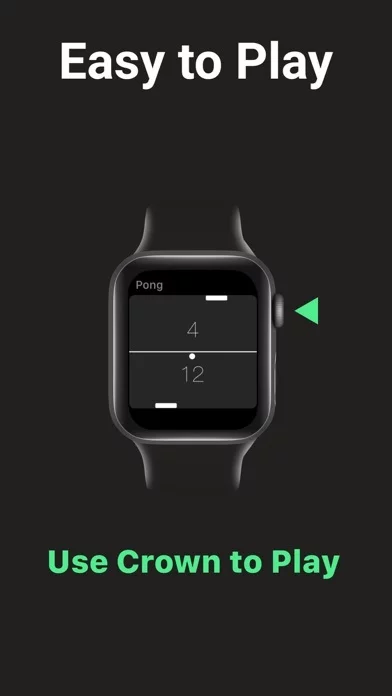Изображение игры: Pong game apple watch