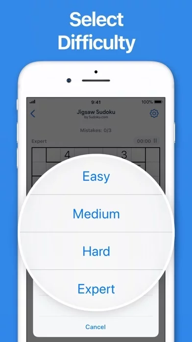 Изображение игры: Jigsaw Sudoku by Sudoku.com
