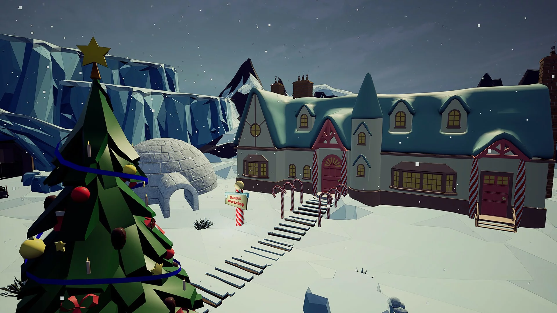 Изображение игры: Fun Christmas Santa VR