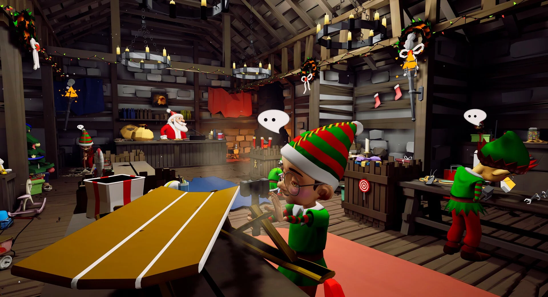 Изображение игры: Fun Christmas Santa VR
