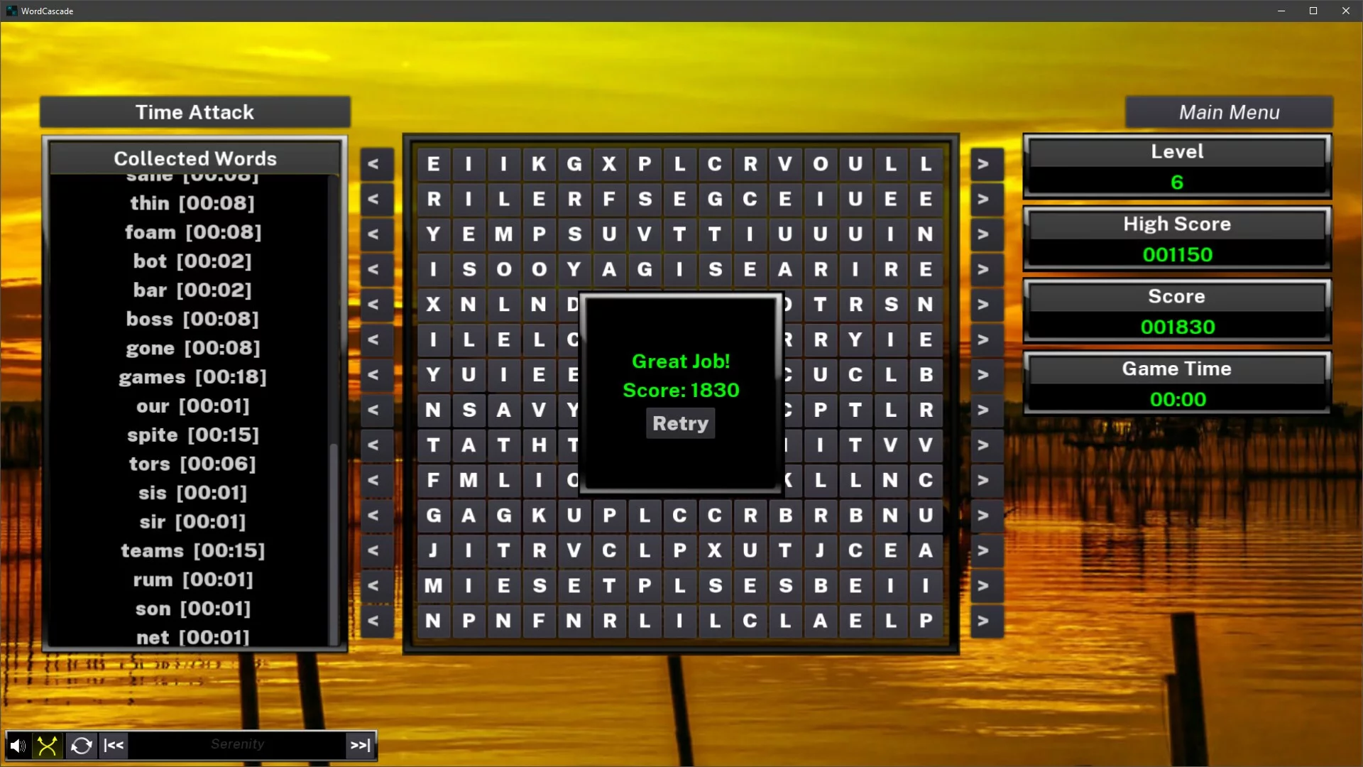Изображение игры: Word Cascade