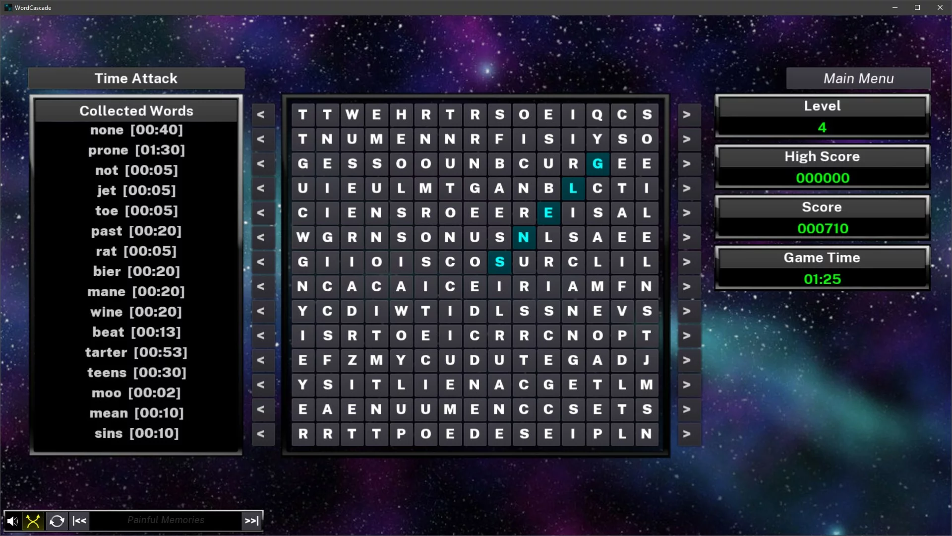 Изображение игры: Word Cascade