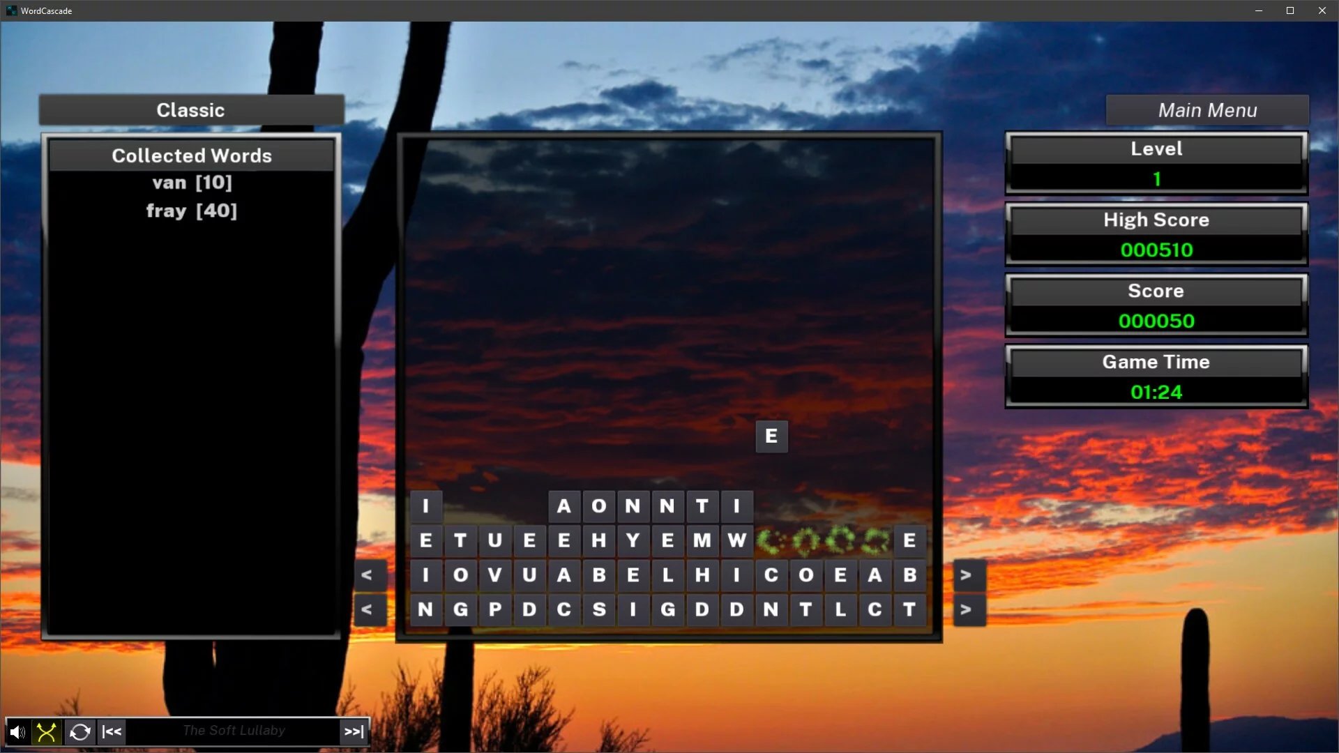 Изображение игры: Word Cascade