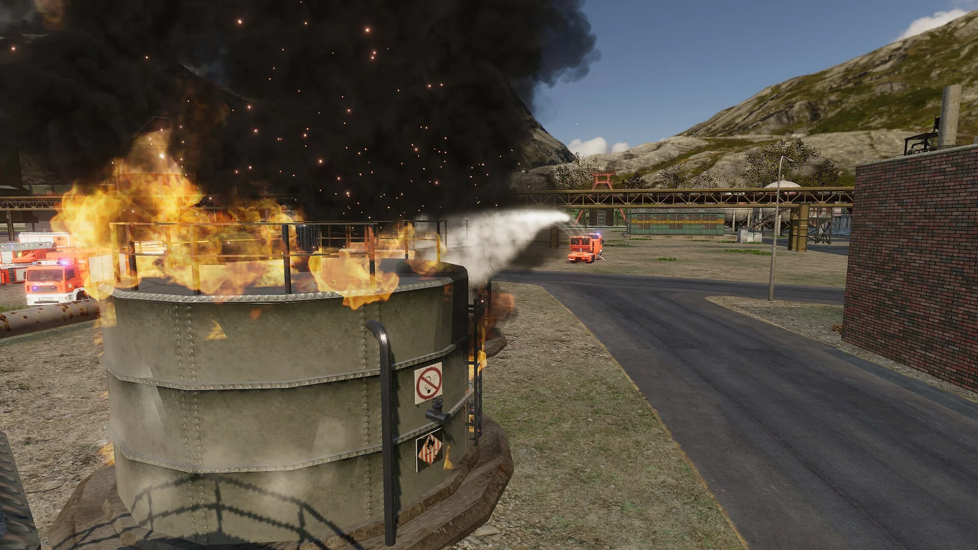 Изображение игры: Industrial Firefighters