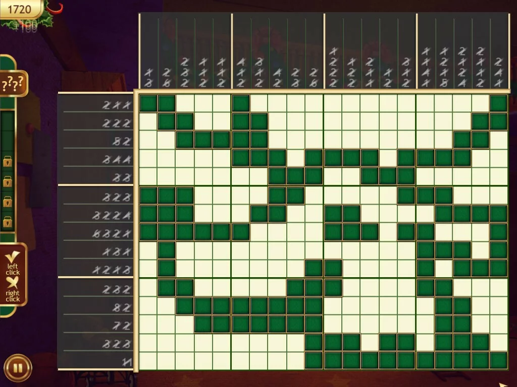 Изображение игры: Fill And Cross Christmas Riddles