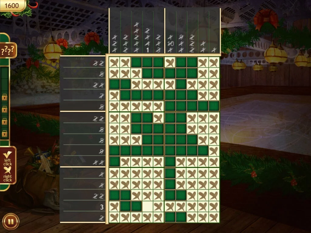 Изображение игры: Fill And Cross Christmas Riddles