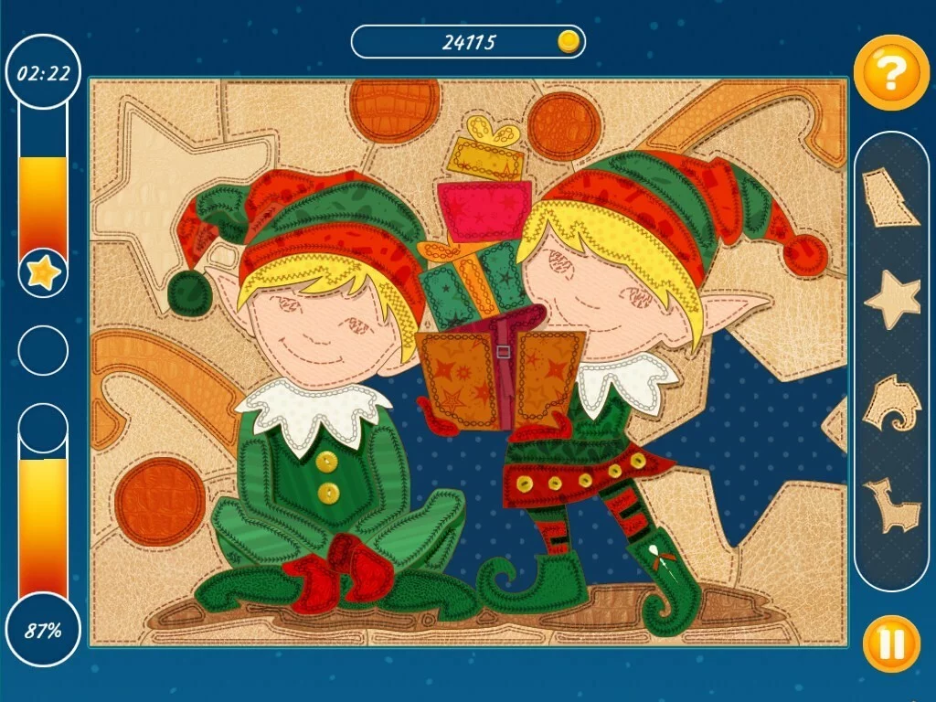 Изображение игры: Christmas Mosaic Puzzle