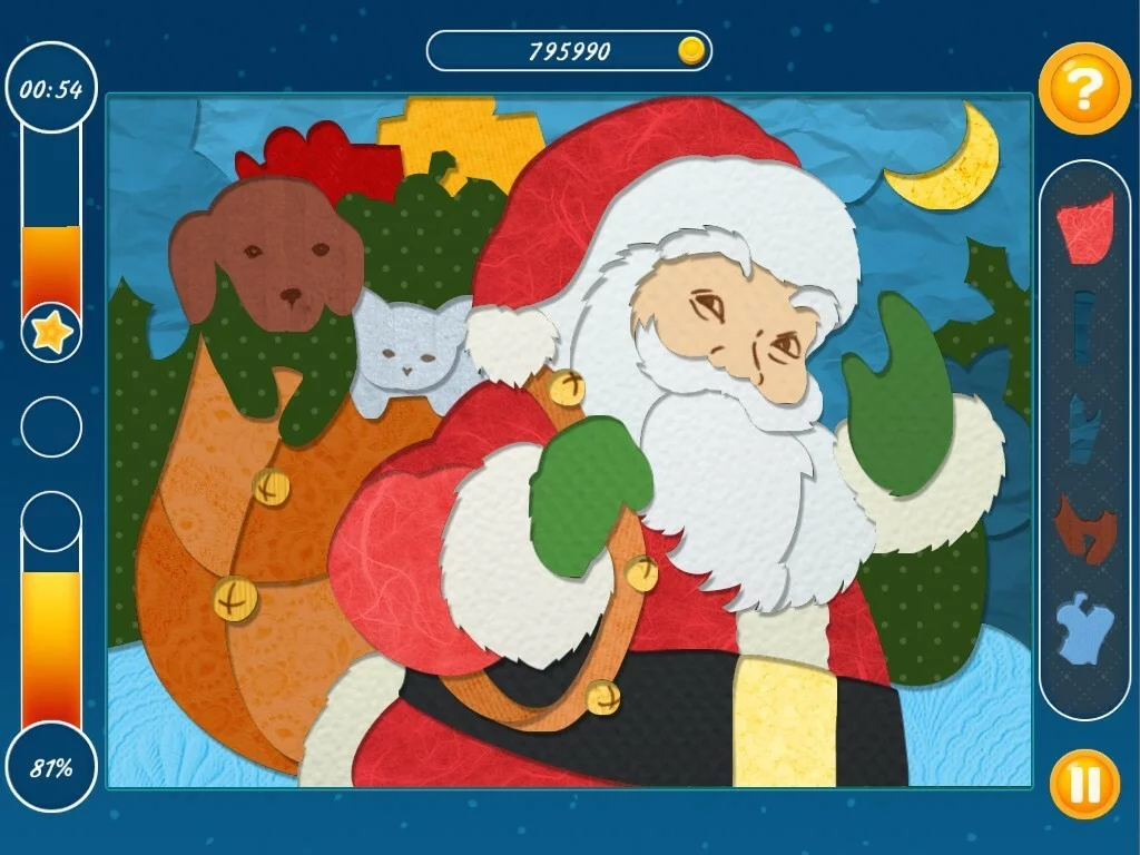 Изображение игры: Christmas Mosaic Puzzle