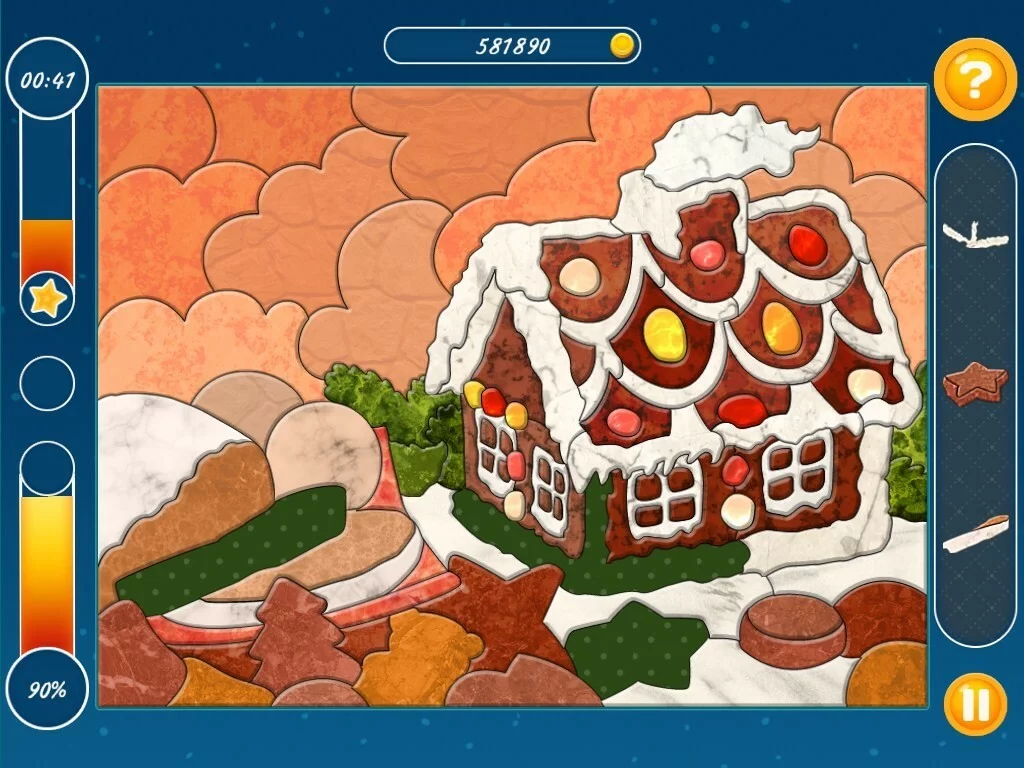 Изображение игры: Christmas Mosaic Puzzle