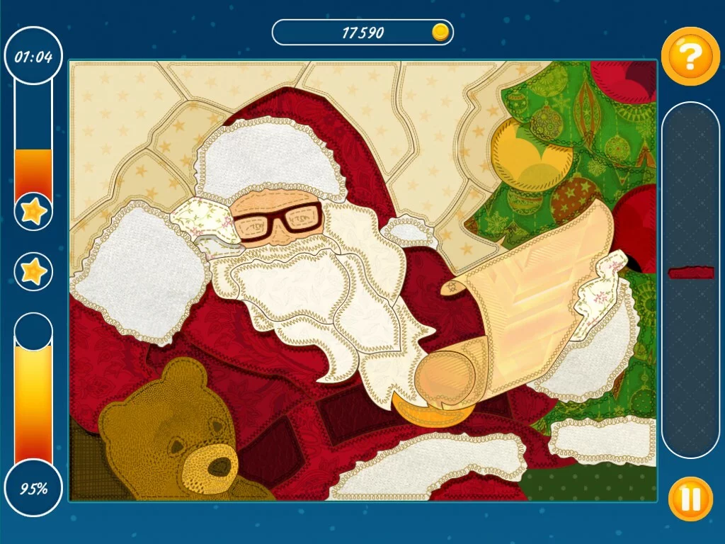 Изображение игры: Christmas Mosaic Puzzle