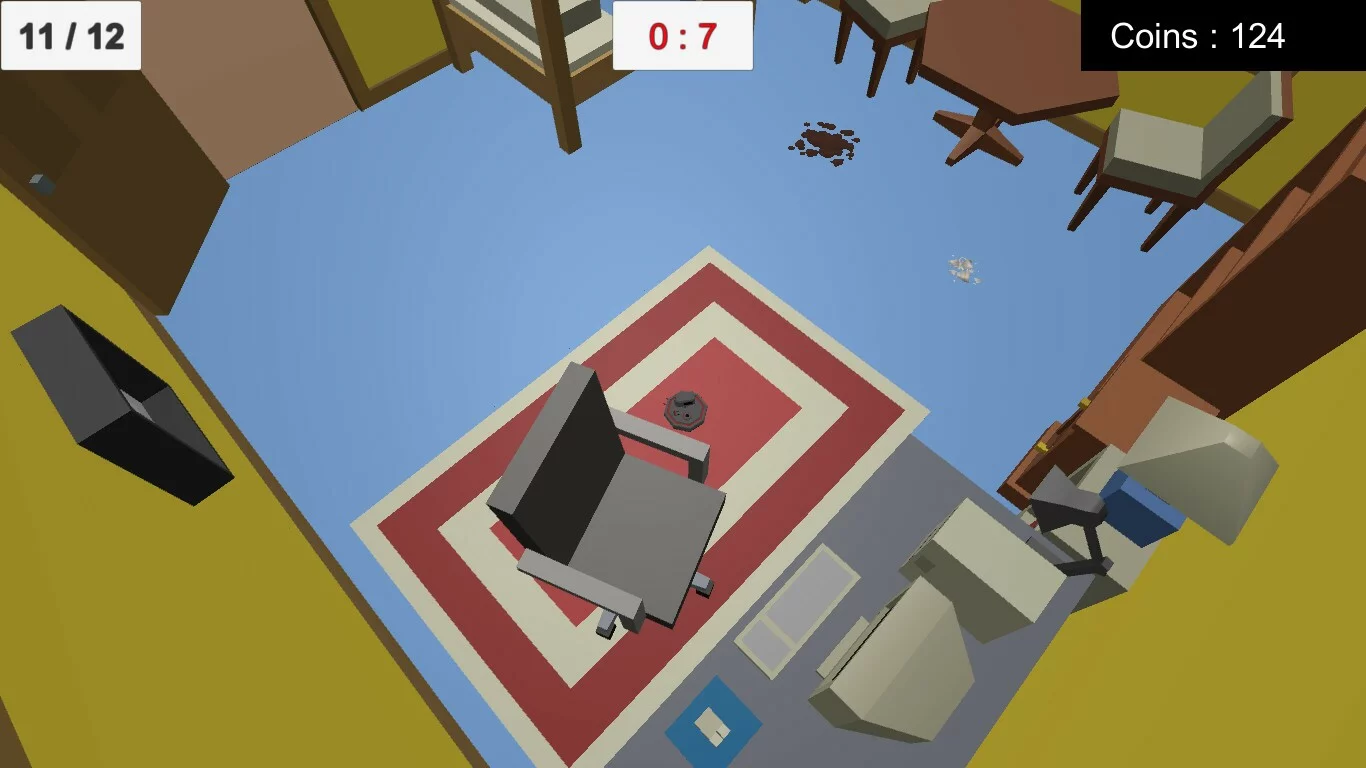 Изображение игры: Aggressive Robot Vacuum