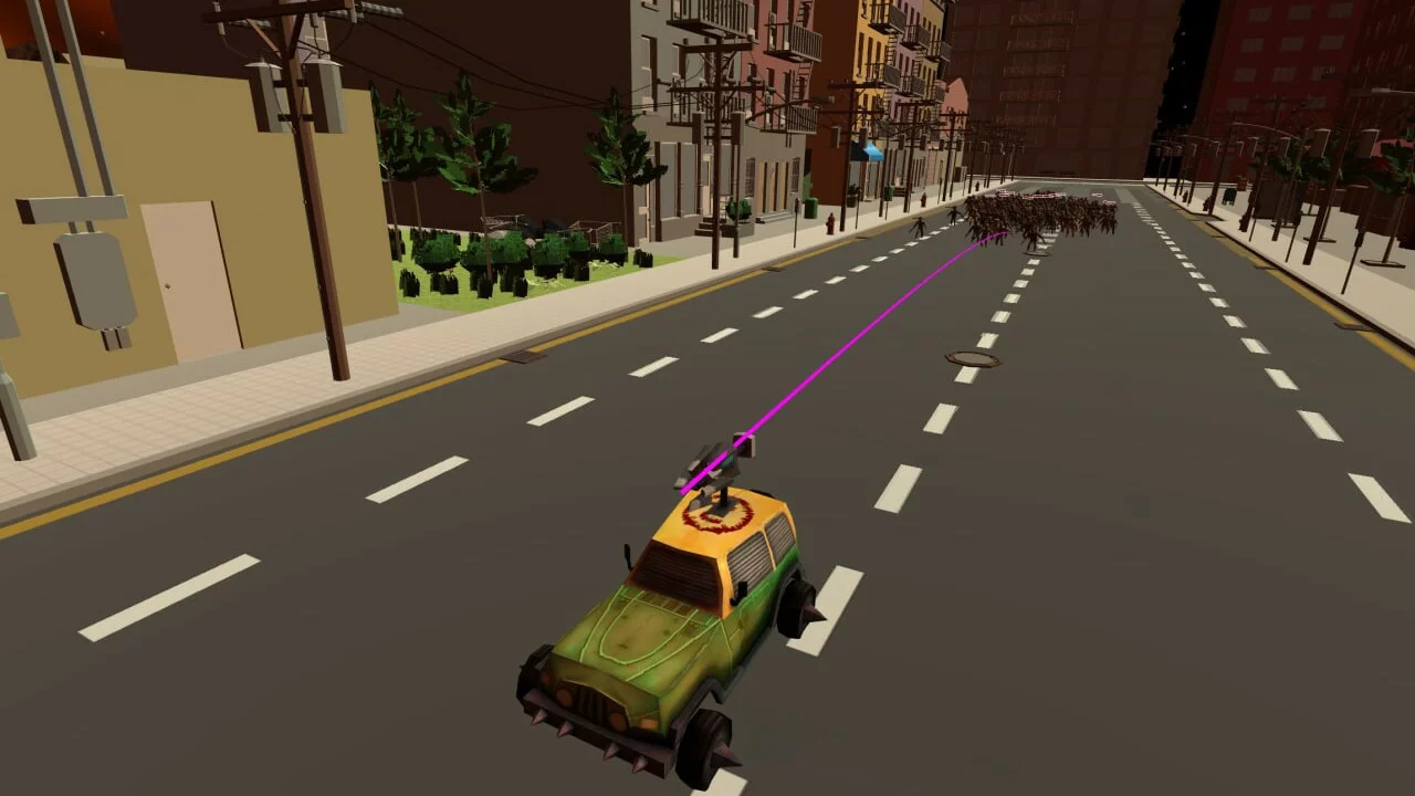 Изображение игры: Cars vs Zombies