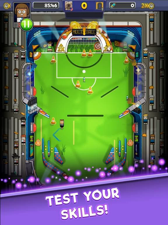 Изображение игры: Pinball Soccer Challenge