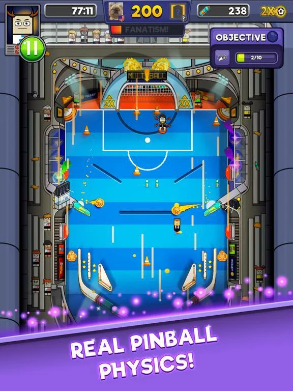 Изображение игры: Pinball Soccer Challenge