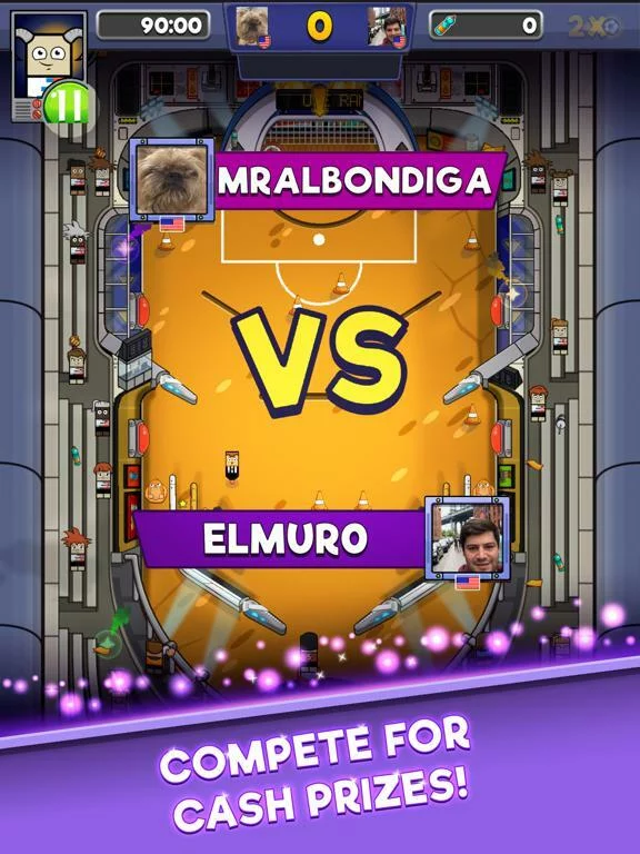 Изображение игры: Pinball Soccer Challenge