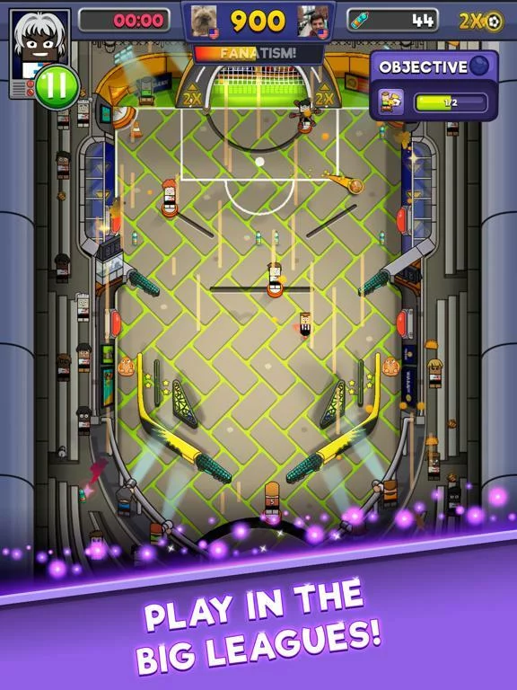 Изображение игры: Pinball Soccer Challenge