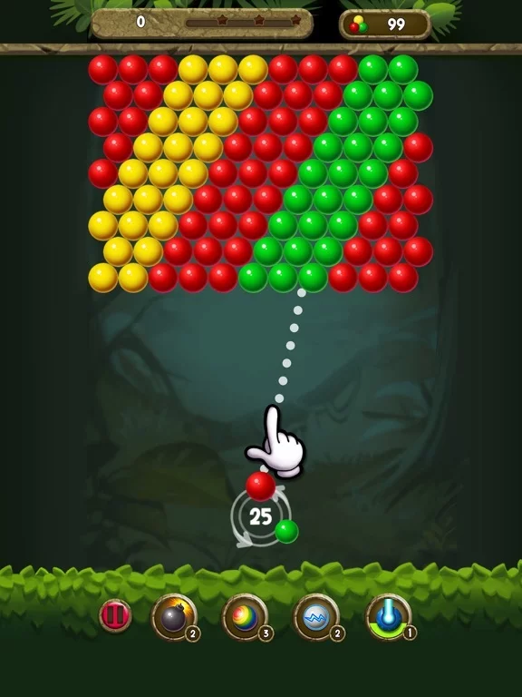 Изображение игры: Bubble Shooter: Jungle POP