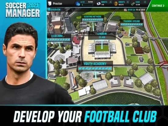 Изображение игры: Soccer Manager 2021