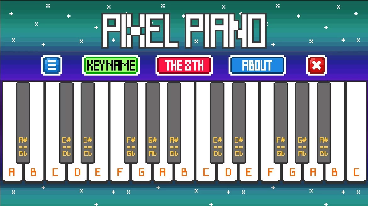 Изображение игры: Pixel Piano