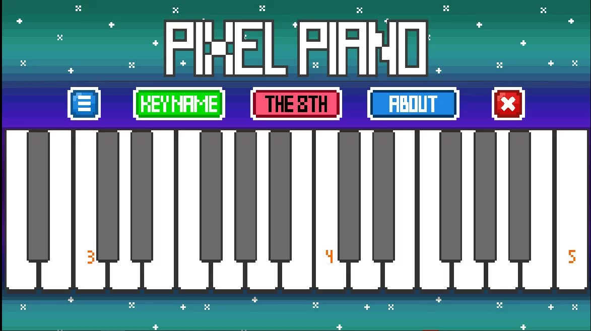Изображение игры: Pixel Piano