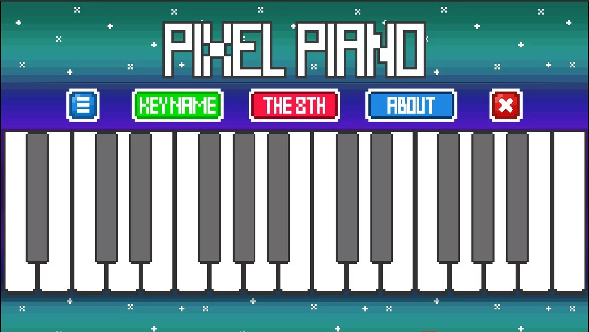 Изображение игры: Pixel Piano