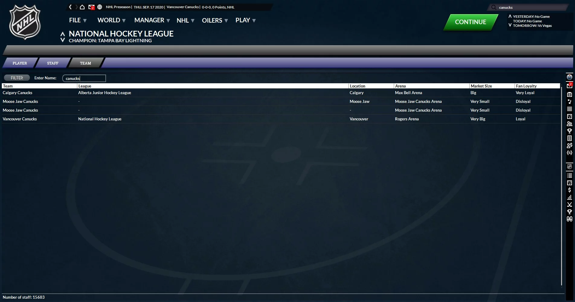 Изображение игры: Franchise Hockey Manager 7