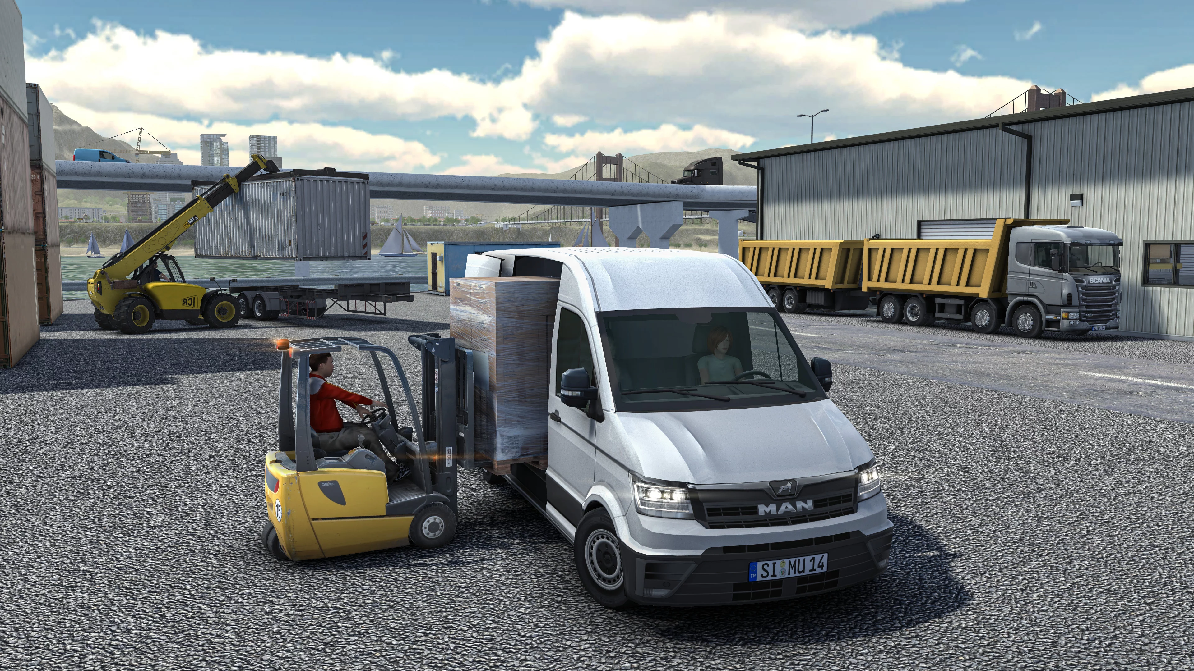Изображение игры: Truck and Logistics Simulator