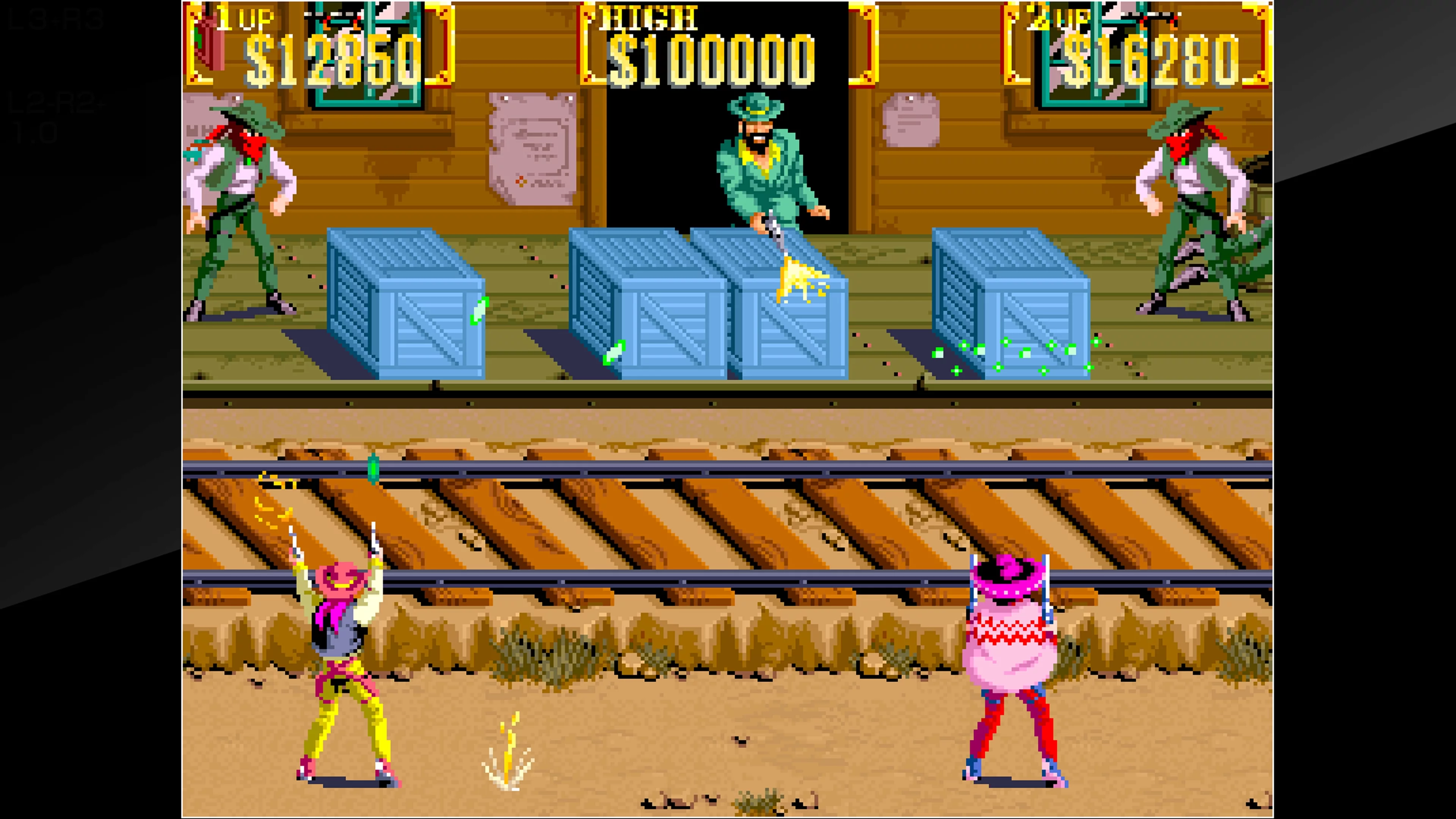 Изображение игры: Arcade Archives SUNSETRIDERS