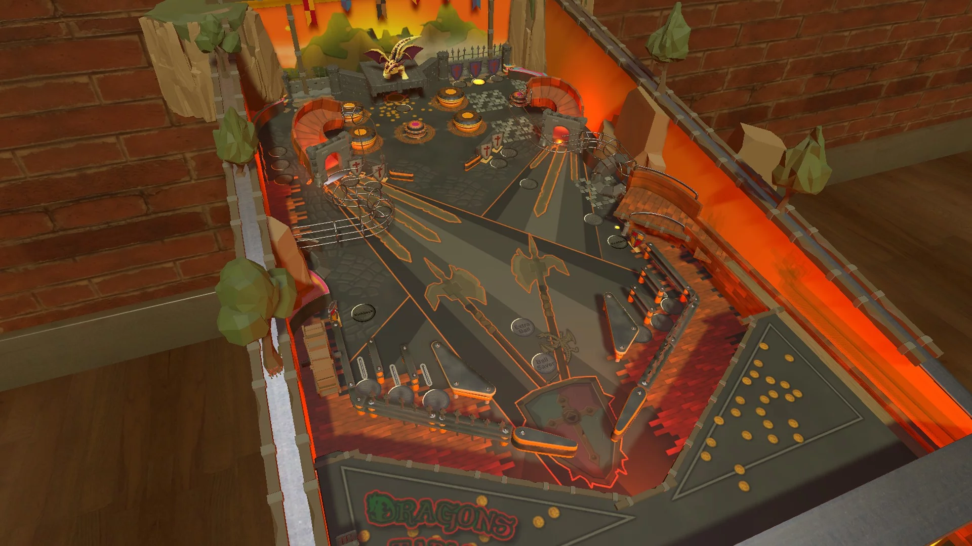 Изображение игры: Pinball Lockdown