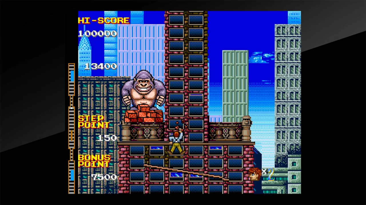 Изображение игры: Arcade Archives CRAZY CLIMBER2