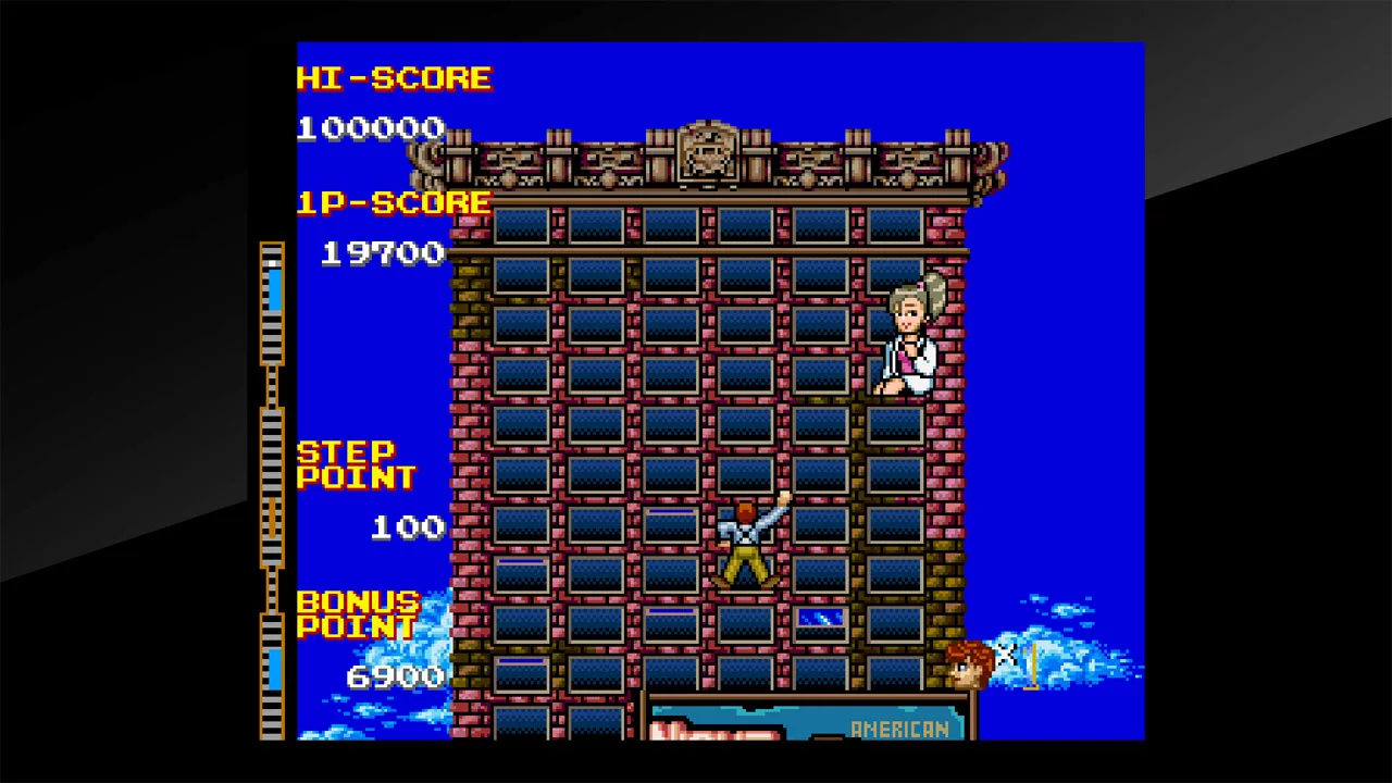 Изображение игры: Arcade Archives CRAZY CLIMBER2