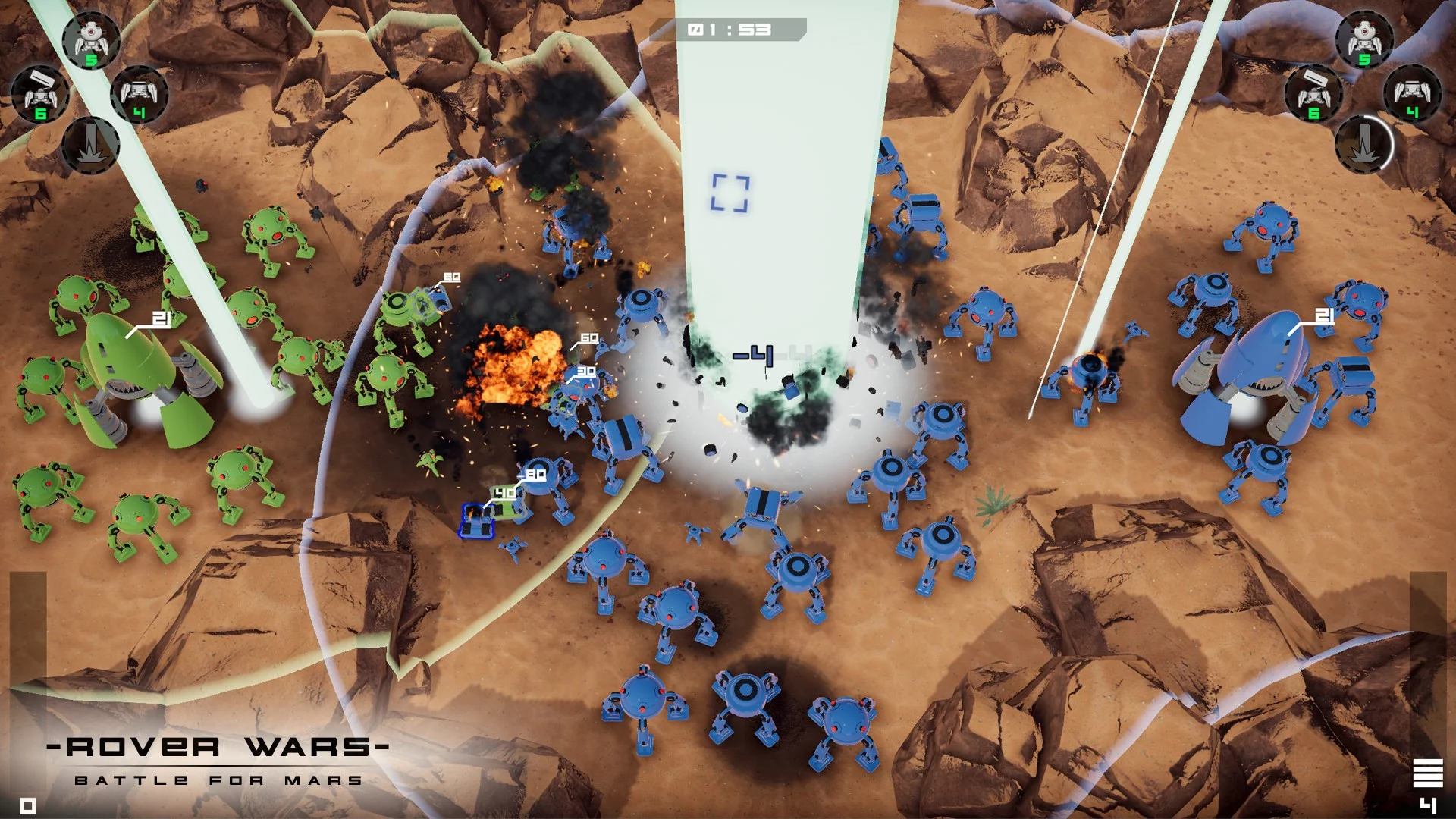 Изображение игры: Rover Wars