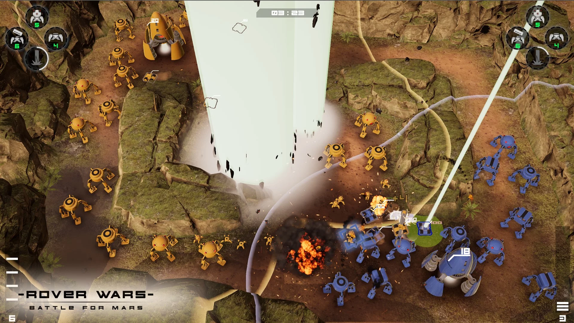 Изображение игры: Rover Wars