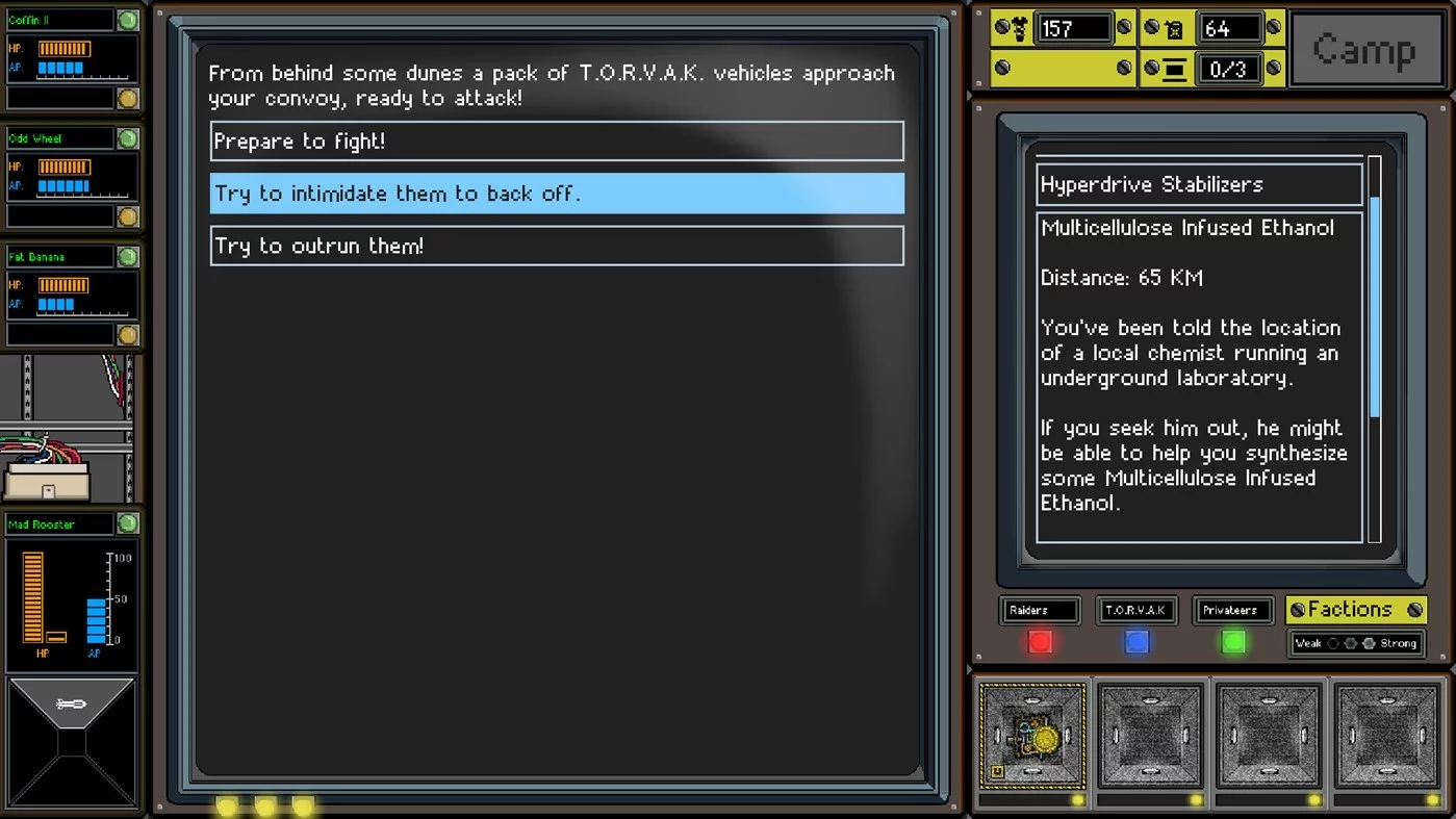 Изображение игры: Convoy: A Tactical Roguelike