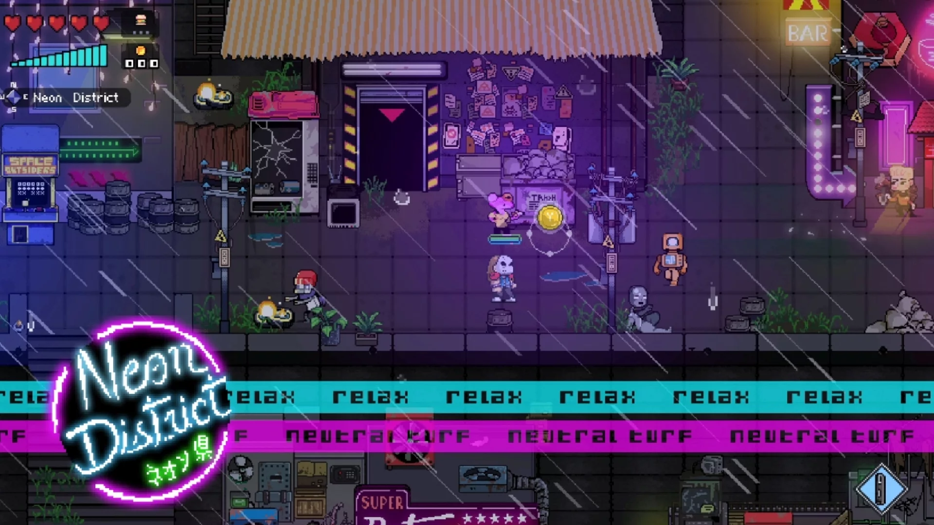 Изображение игры: Neon City Riders