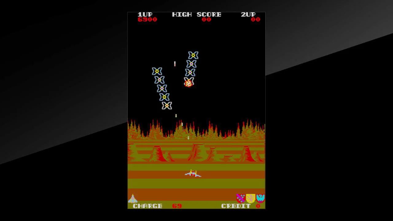 Изображение игры: Arcade Archives EXERION